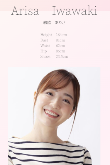 看護師からの挑戦　モデル　岩脇 ありさ氏